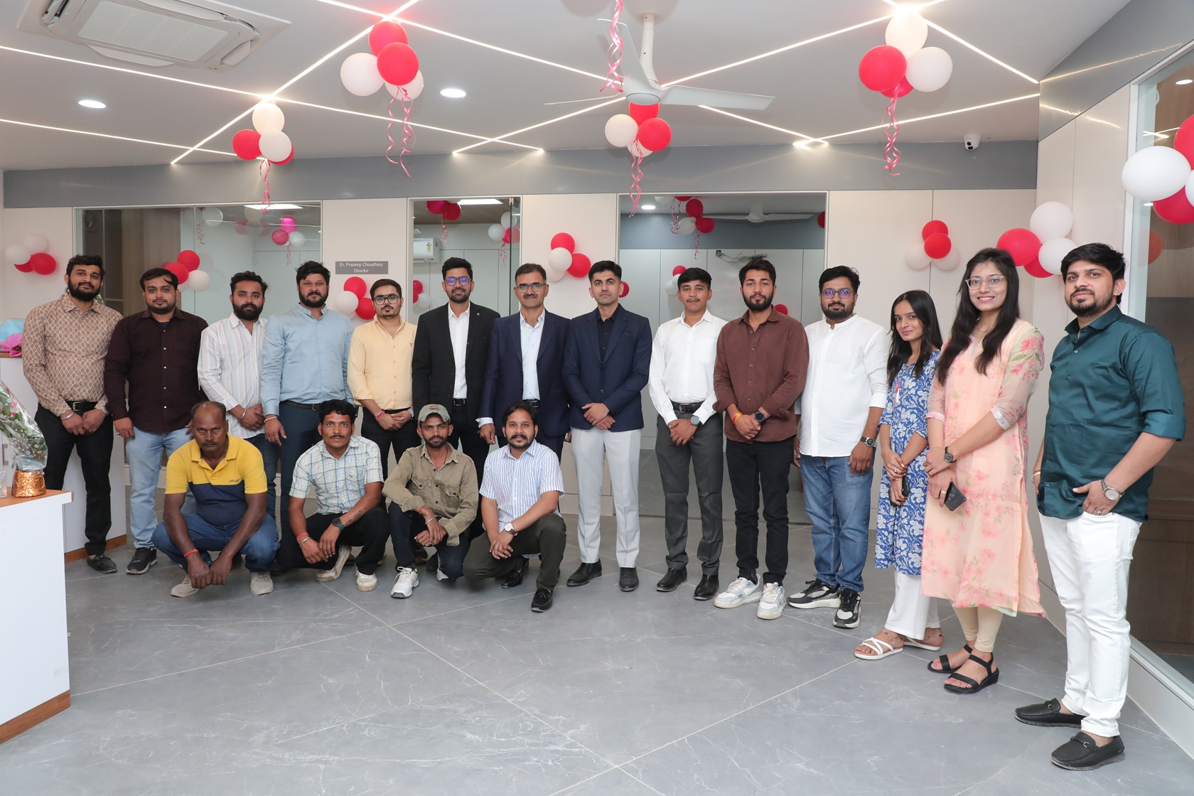 Shree Engineering Lab team standing together