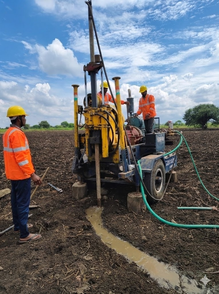Geotechnical investigation at site